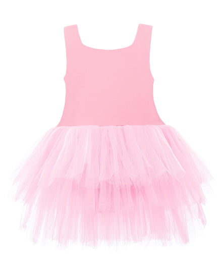 kidsatelier-tulleen-MTL321-Flamingo Pink-solid-tutu-dress