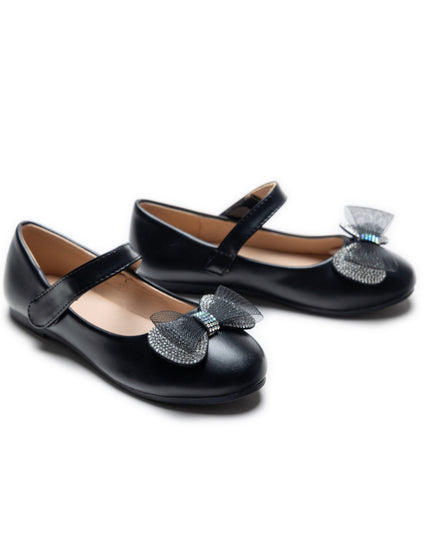 Kidsatelier-Tulleen-TSM42003-Black-lydia-bow-flats