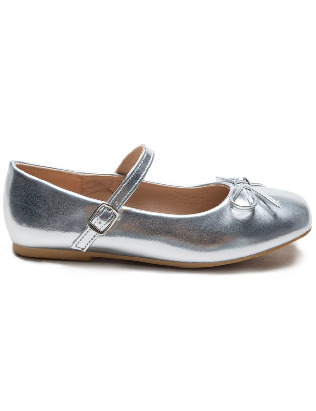 Kidsatelier-Tulleen-TSM42007-Silver-julietta-bow-flats