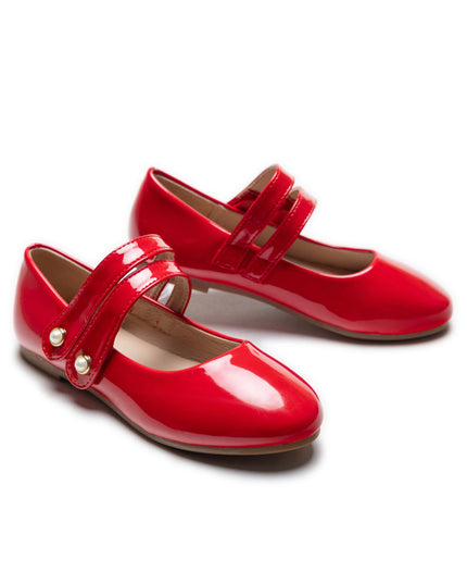 Kidsatelier-Tulleen-TSM42008-Red-dorothea-banded-patent-flats