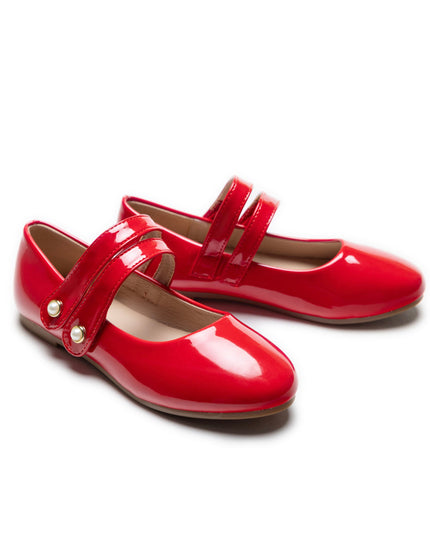 Kidsatelier-Tulleen-TSM42008-Red-dorothea-banded-patent-flats
