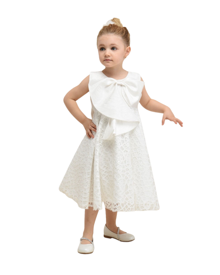 Kidsatelier-tulleen-5468-Cream-pamela-embroidered-dress
