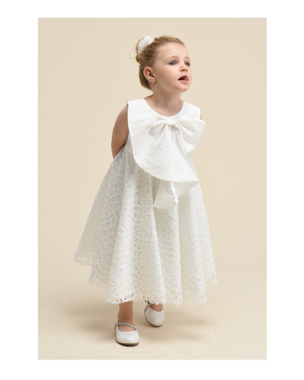 Kidsatelier-tulleen-5468-Cream-pamela-embroidered-dress