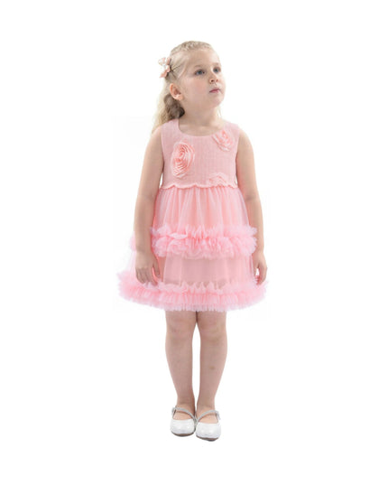 kidsatelier-tulleen-Pink-Flower-Layered-Tulle-Dress