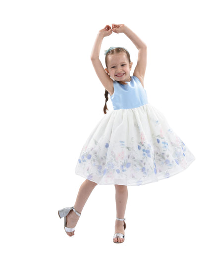 kidsatelier-tulleen-T1292-Blue-mabel-floral-garden-organza-dress
