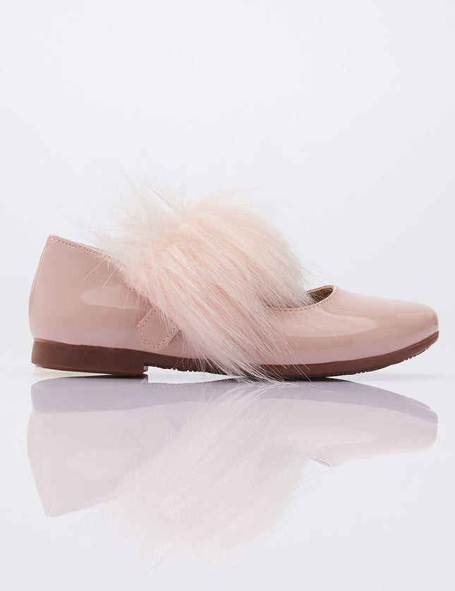 kids-atelier-perla-kid-girl-patent-pink-fur-strap-flats-v92b-patent-pink