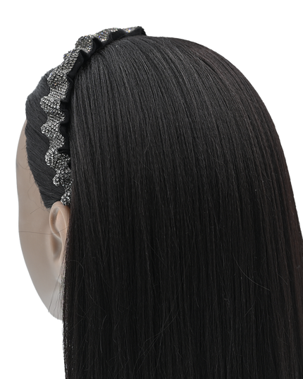 kidsatelier-Mimi Tutu-MTHB52003-Rhinestone-multicolored-scrunched-rhinestone-headband