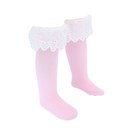White Trim Skirt Socks