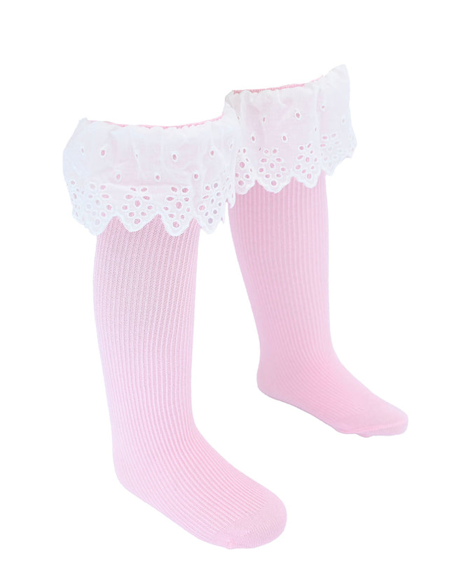 White Trim Skirt Socks