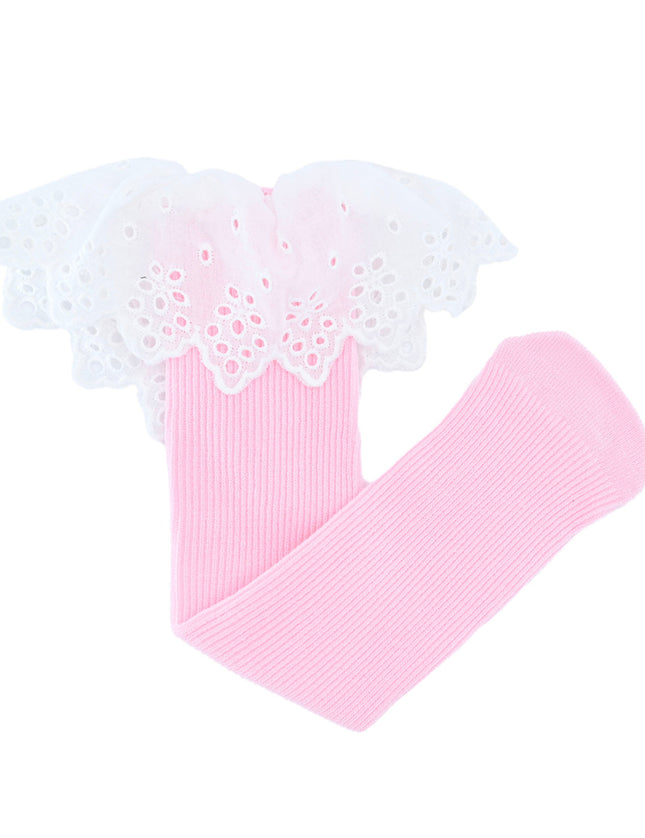 White Trim Skirt Socks