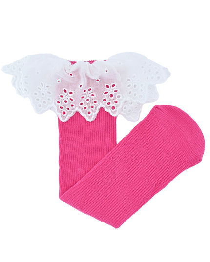 White Trim Skirt Socks