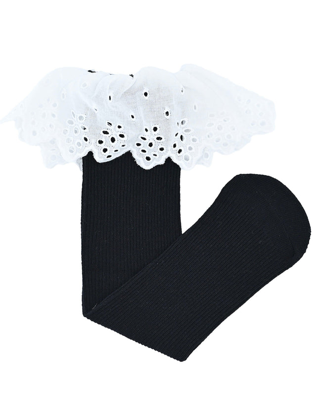 White Trim Skirt Socks