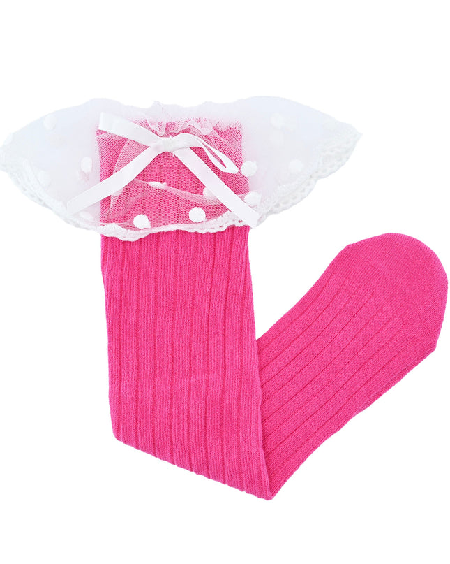 Ankle Skirt Polka Bow Socks