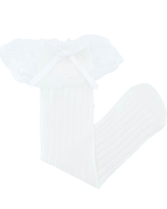 Ankle Skirt Polka Bow Socks
