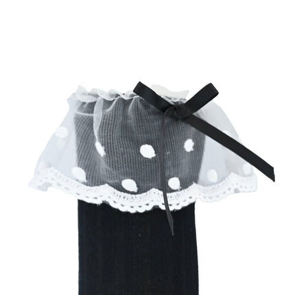 Ankle Skirt Polka Bow Socks