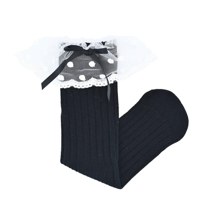 Ankle Skirt Polka Bow Socks