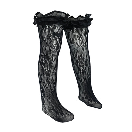 Layered Ruffle Bow Socks