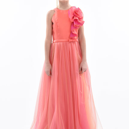 kids-atelier-tulleen-kid-girl-orange-malaga-halter-ruffle-gown-2962-orange-fuchsia