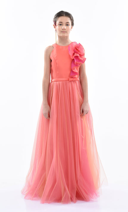 kids-atelier-tulleen-kid-girl-orange-malaga-halter-ruffle-gown-2962-orange-fuchsia