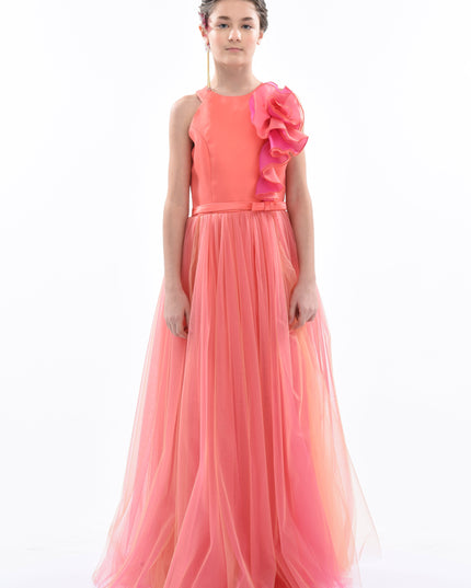 kids-atelier-tulleen-kid-girl-orange-malaga-halter-ruffle-gown-2962-orange-fuchsia