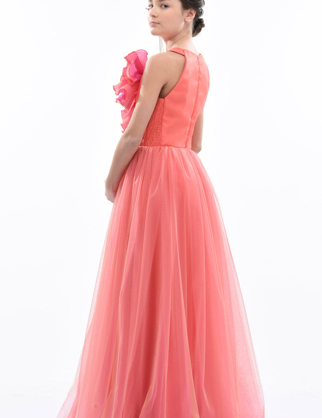 kids-atelier-tulleen-kid-girl-orange-malaga-halter-ruffle-gown-2962-orange-fuchsia