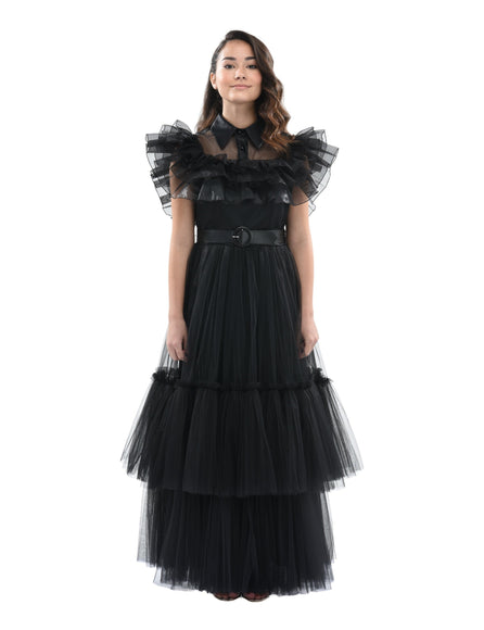 Black Vennecia Formal Tulle Dress