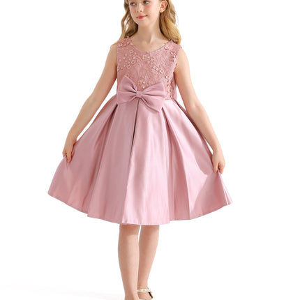 Pink Hampton Double Bow Dress