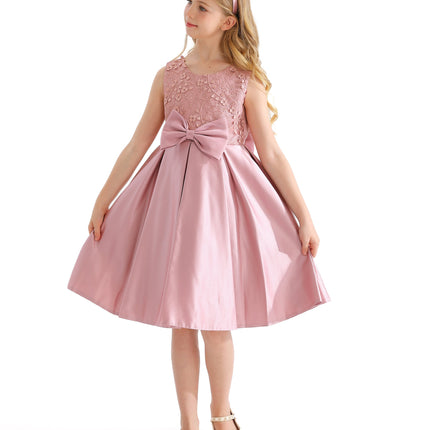 Pink Hampton Double Bow Dress