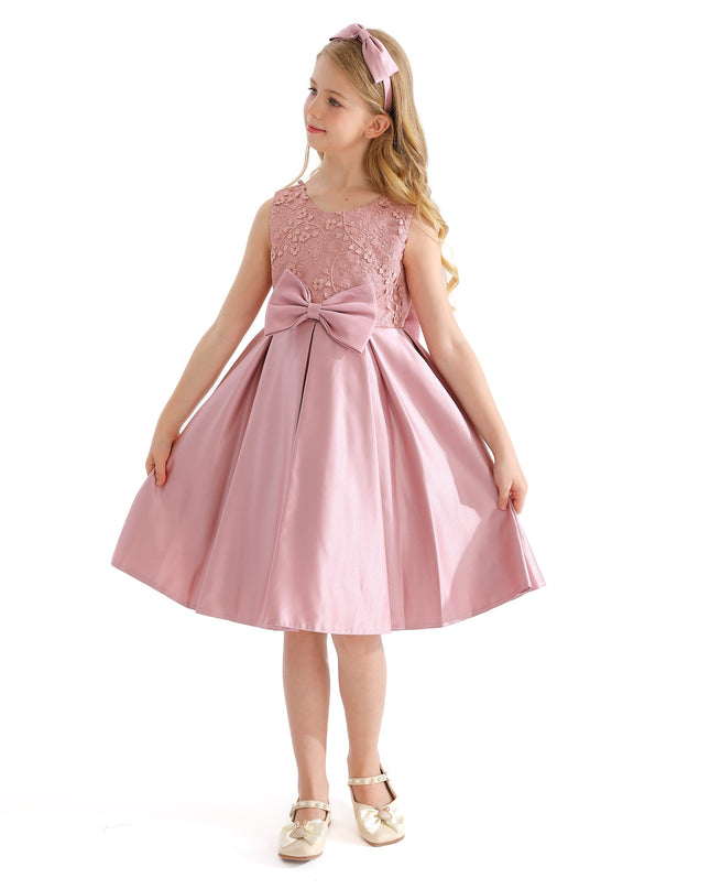 Pink Hampton Double Bow Dress