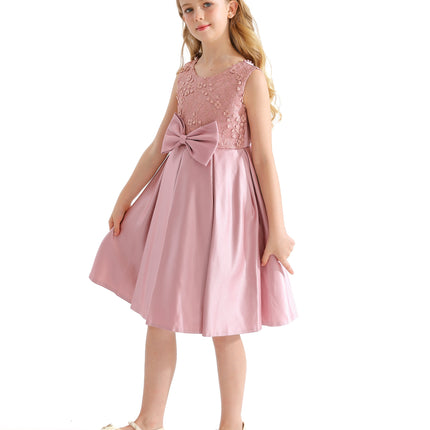 Pink Hampton Double Bow Dress