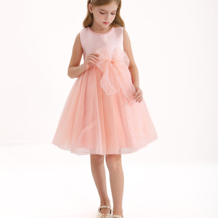 Blush Felice Tulle Bow Dress