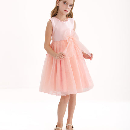 Blush Felice Tulle Bow Dress