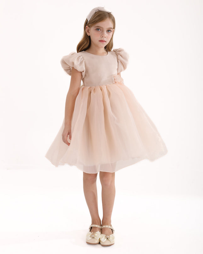 Champagne D'Amico Floral Teacup Dress