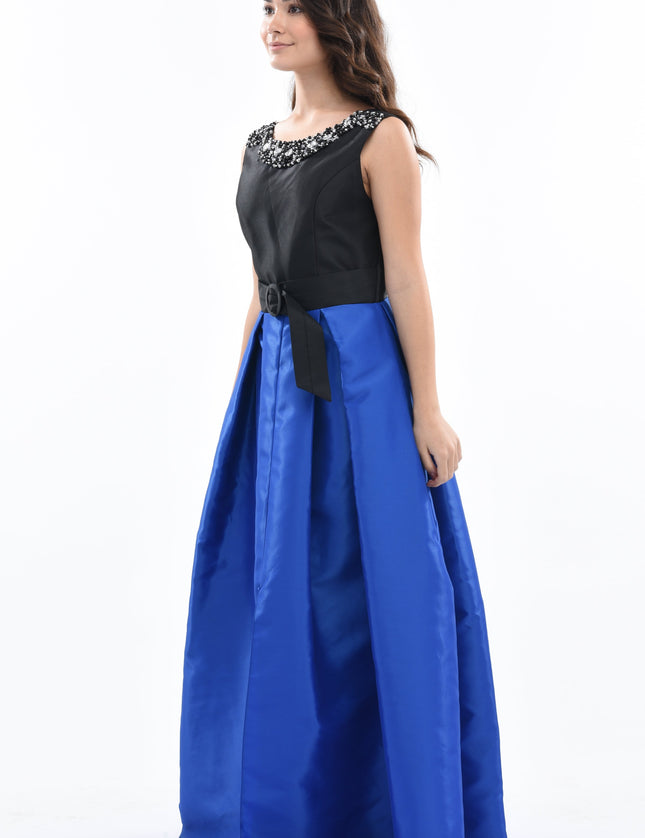 kids-atelier-tulleen-kid-girl-blue-lucena-sleeveless-gem-gown-3079-black-blue
