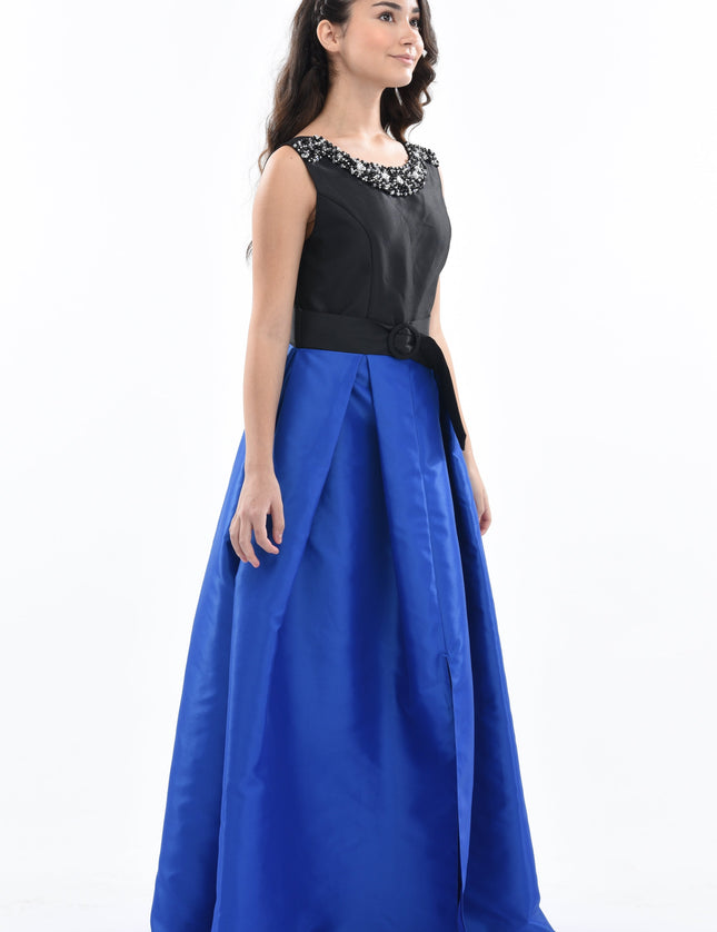 kids-atelier-tulleen-kid-girl-blue-lucena-sleeveless-gem-gown-3079-black-blue