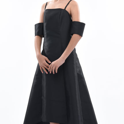 Black Bexley Hi-low Gown