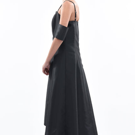 Black Bexley Hi-low Gown