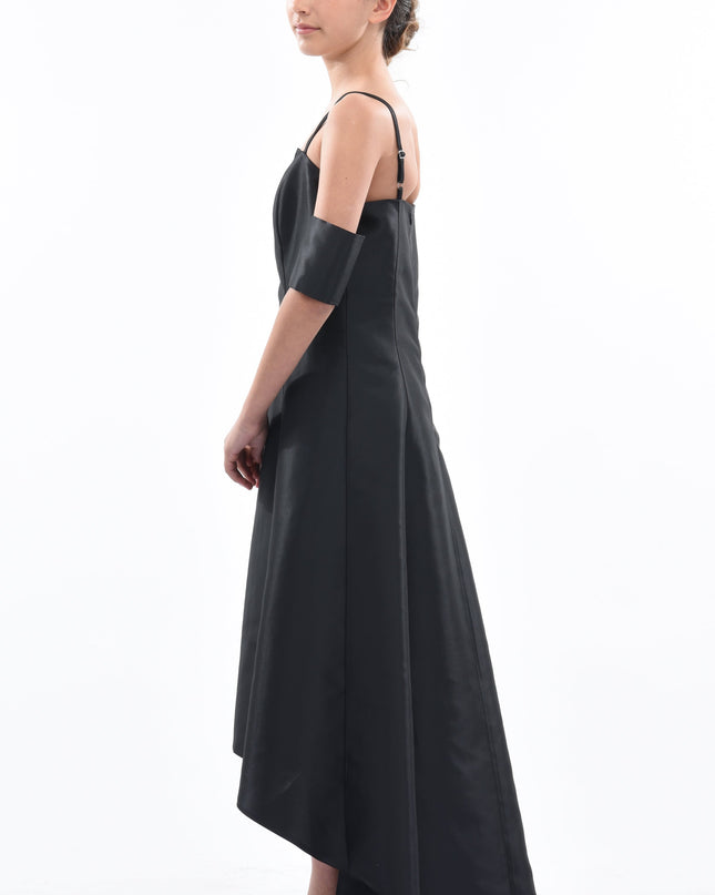 Black Bexley Hi-low Gown