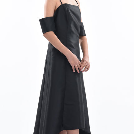 Black Bexley Hi-low Gown