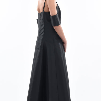 Black Bexley Hi-low Gown