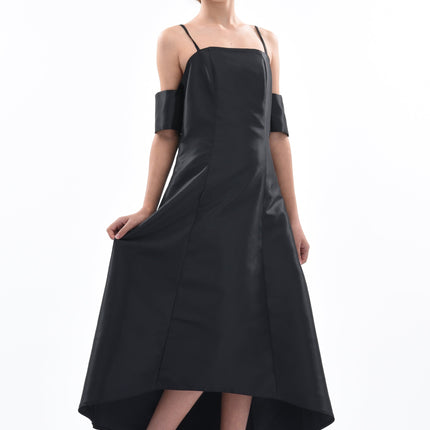 Black Bexley Hi-low Gown