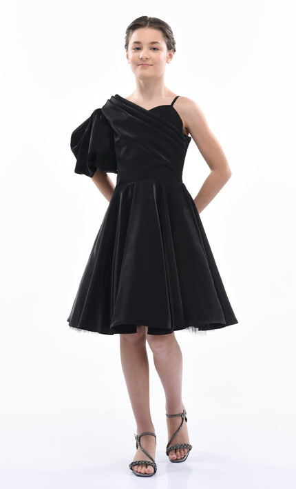 Black Felice Off Shoulder Dress