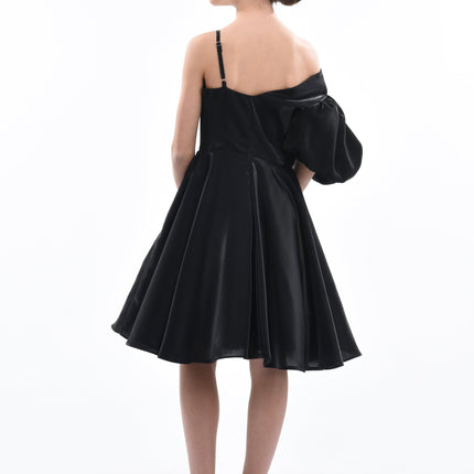 Black Felice Off Shoulder Dress