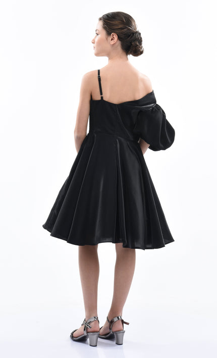Black Felice Off Shoulder Dress