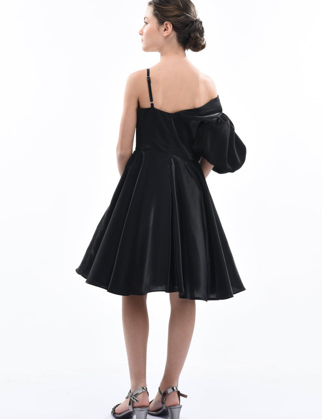 Black Felice Off Shoulder Dress