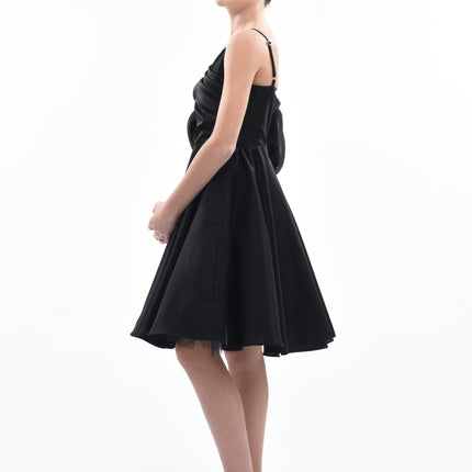 Black Felice Off Shoulder Dress