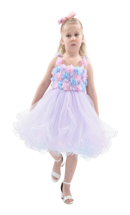 Lilac Rose Campanula Dress