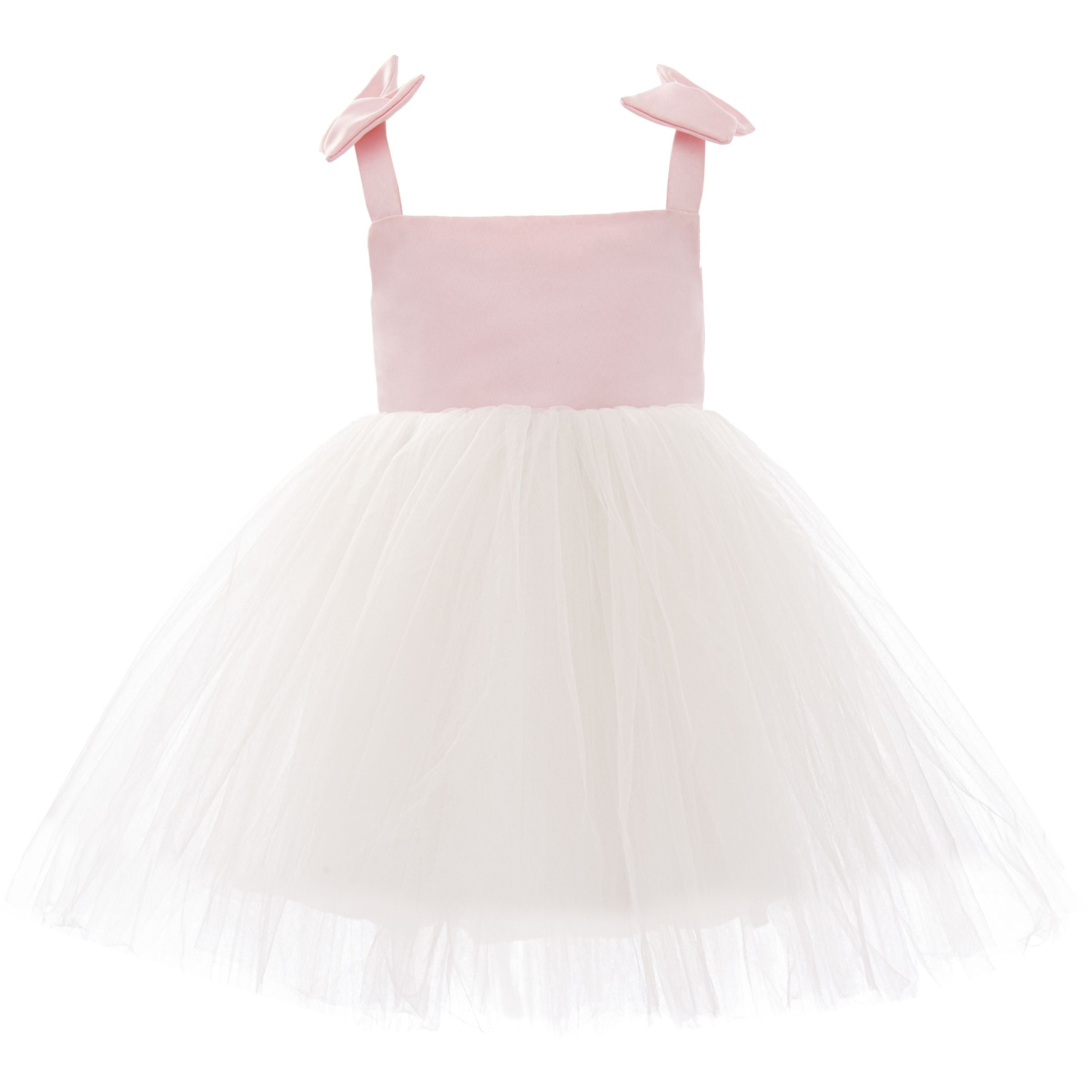 Pink Janie Bow Strap Dress - Tulleen.com