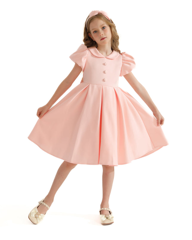 Blush Barrymore Teacup Button Dress