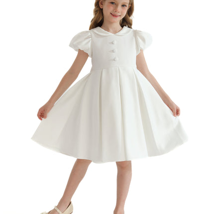 Ivory Barrymore Teacup Button Dress